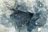 Sparkling Celestine (Celestite) Geode Section - Madagascar #364092-1